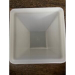 Vintage Tupperware Square Storage Container Box Modular Mates White‎ Lid